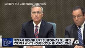 Former White House Counsel Pat Cipollone subpoenaed by grand jury