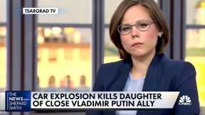 Russia blames Ukraine for killing Putin ally's daughter