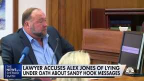 Alex Jones accused of lying under oath