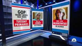 Trump critics face tough GOP primary contests tomorrow