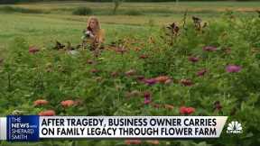 Business owner works through tragedy on flower farm