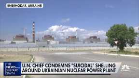 UN chief condemns fighting around Ukrainian nuclear plants