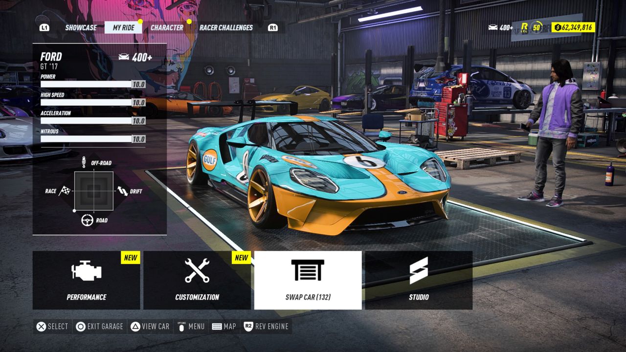NFS Heat Ford GT