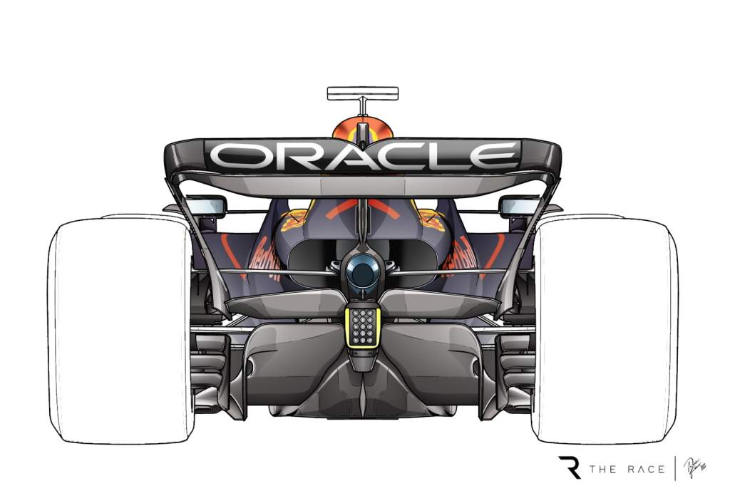 Red Bull F1 rear wing