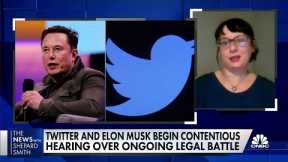 Musk and Twitter face off in contentious court hearing