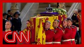Thousands watch as Queen Elizabeth II's coffin travels to Westminster Hall