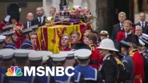 Queen Elizabeth II’s Coffin Carried To Westminster Abbey On Gun Carriage