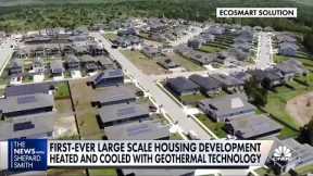 First-ever housing development powered heated and cooled by geothermal technology