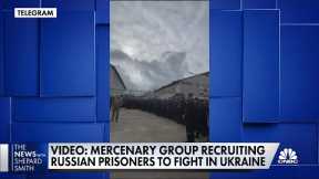 Russian mercenary group recruits prisoners to fight in Ukraine