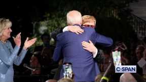 President Biden Awards Elton John with National Humanities Medal