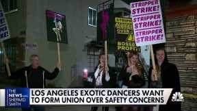 Unionization push comes from strippers looking for safety