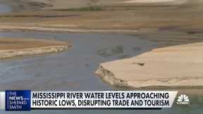 Mississippi River drying up in some areas