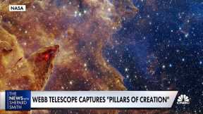 Web telescope captures 'pillars of creation'