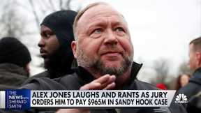 Jury orders Alex Jones to pay Sandy Hook families $965M