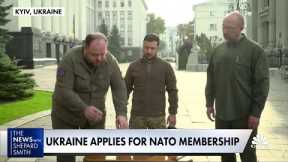 Putin illegally annexes four regions in Ukraine as country applies for NATO membership