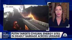 Putin targets civilian, energy sites in deadly barrage across Ukraine