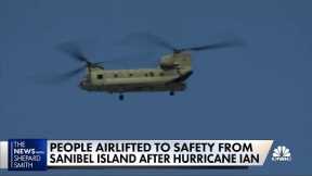 People airlifted to safety from Sanibel Island