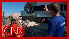 Man stays in houseboat during hurricane. See where he ended up