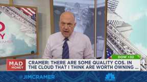 Cramer on cloud computing stocks' run on Thursday