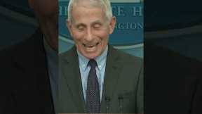 Dr. Anthony Fauci gives his last Covid-19 briefing as White House chief medical advisor #Shorts