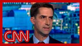 Tapper asks Sen. Tom Cotton who is to blame for botched Afghanistan withdrawal