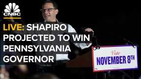 LIVE: Democrat Josh Shapiro speaks after projected to win Pennsylvania Governor — 11/08/22