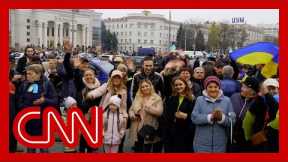 CNN on the ground as Kherson celebrates liberation