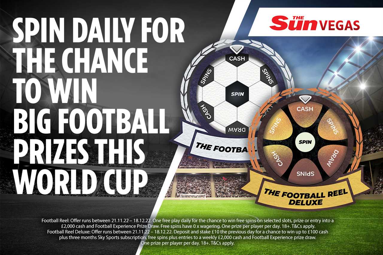 Win Sky Sports subscriptions, stadium tours and more with Sun Vegas's World Cup game