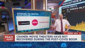 Cramer goes over two industries whose stocks have been hammered by the Covid pandemic