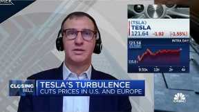 Tesla didn't sell everything it produced in Q4, says Oppenheimer's Colin Rusch