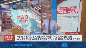 Jim Cramer warns that negative forces are still pulling down the economy in the new year