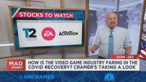 Jim Cramer says it's too soon to buy video game stocks