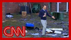 CNN reporter walks through damage left by deadly severe storms