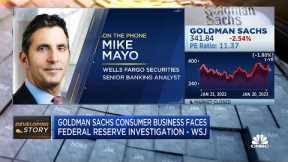 Goldman Sachs consumer expansion a 'sideshow' to its main business, says Wells Fargo's Mike Mayo