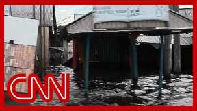 One month after nation's worst flooding in a decade, homes remain submerged