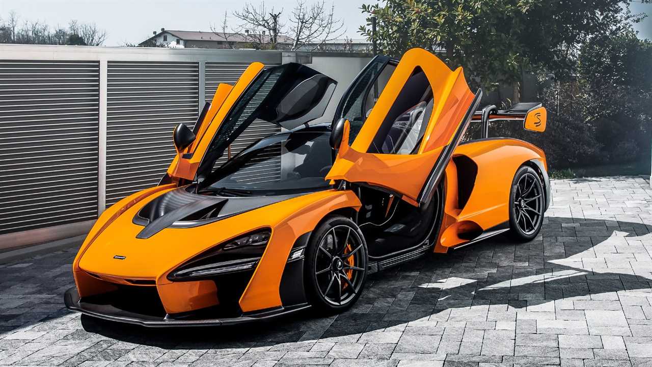 Orange McLaren Senna