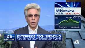 ServiceNow CEO on enterprise tech spending, rising rates and growth in the sector