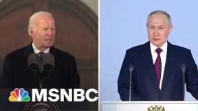 Biden, Putin give dueling speeches on war