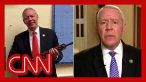 Lawmaker challenged Biden on his AR-15 in 2020. See his response today when CNN rolled the tape