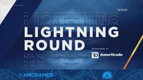 Lightning Round: Cramer doesn't like TV manufacturer stocks, like Vizio