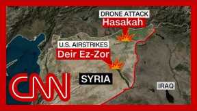 US launches retaliatory airstrike after deadly drone attack in Syria