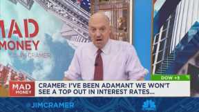 The problem right now is the weakness is all anecdotal, says Cramer