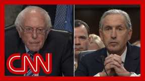 Watch tense exchange between Sanders and GOP senator during hearing
