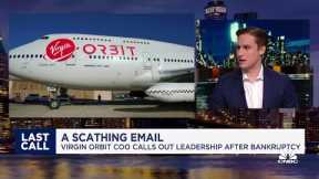 Virgin Orbit exec calls out leadership after bankruptcy in scathing e-mail