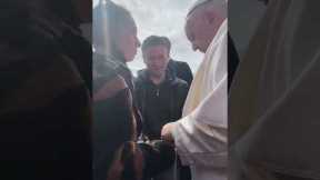 Pope Francis comforts couple who lost daughter