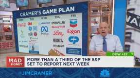 Jim Cramer breaks down the monster week of earnings ahead