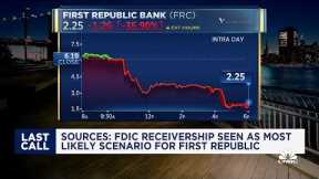First Republic on the brink: Shares plummet as hopes for rescue plan dim