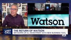 IBM increasing A.I. investments with 'watsonx'