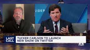 Tucker Carlson launching new show on Twitter after Fox News departure