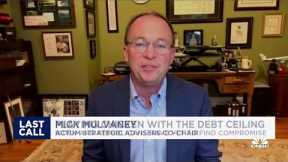 Fmr. Chief of Staff Mick Mulvaney: we likely won't get a deal on the debt ceiling at meeting